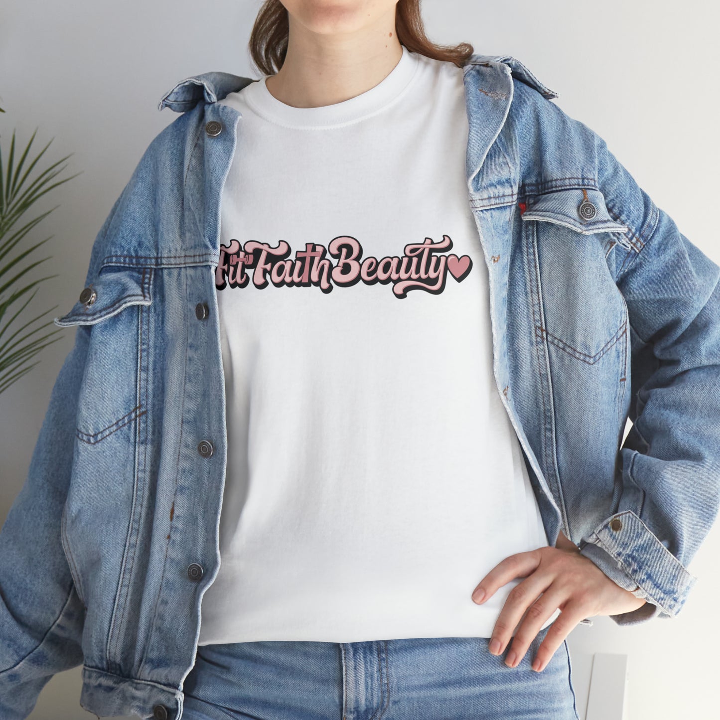 Fit Faith Beauty Heavy Cotton T-Shirt
