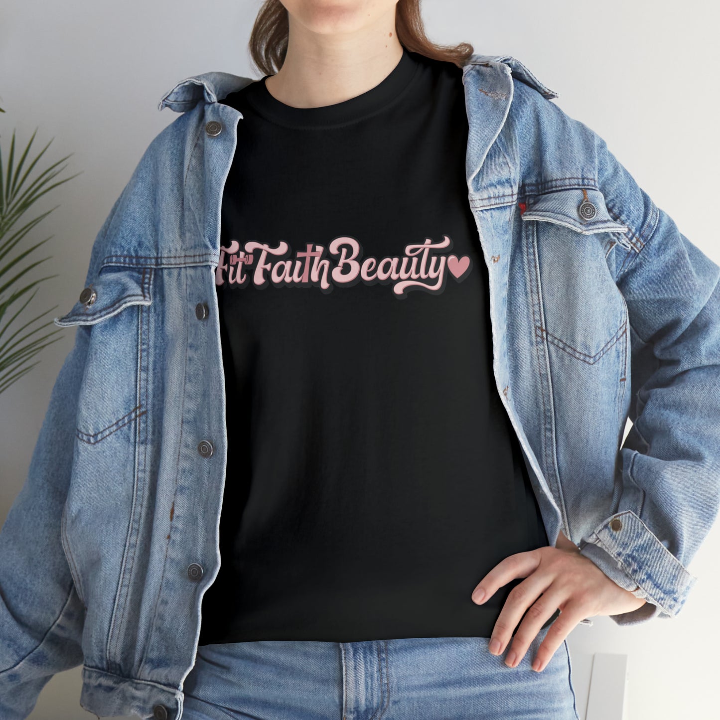 Fit Faith Beauty Heavy Cotton T-Shirt