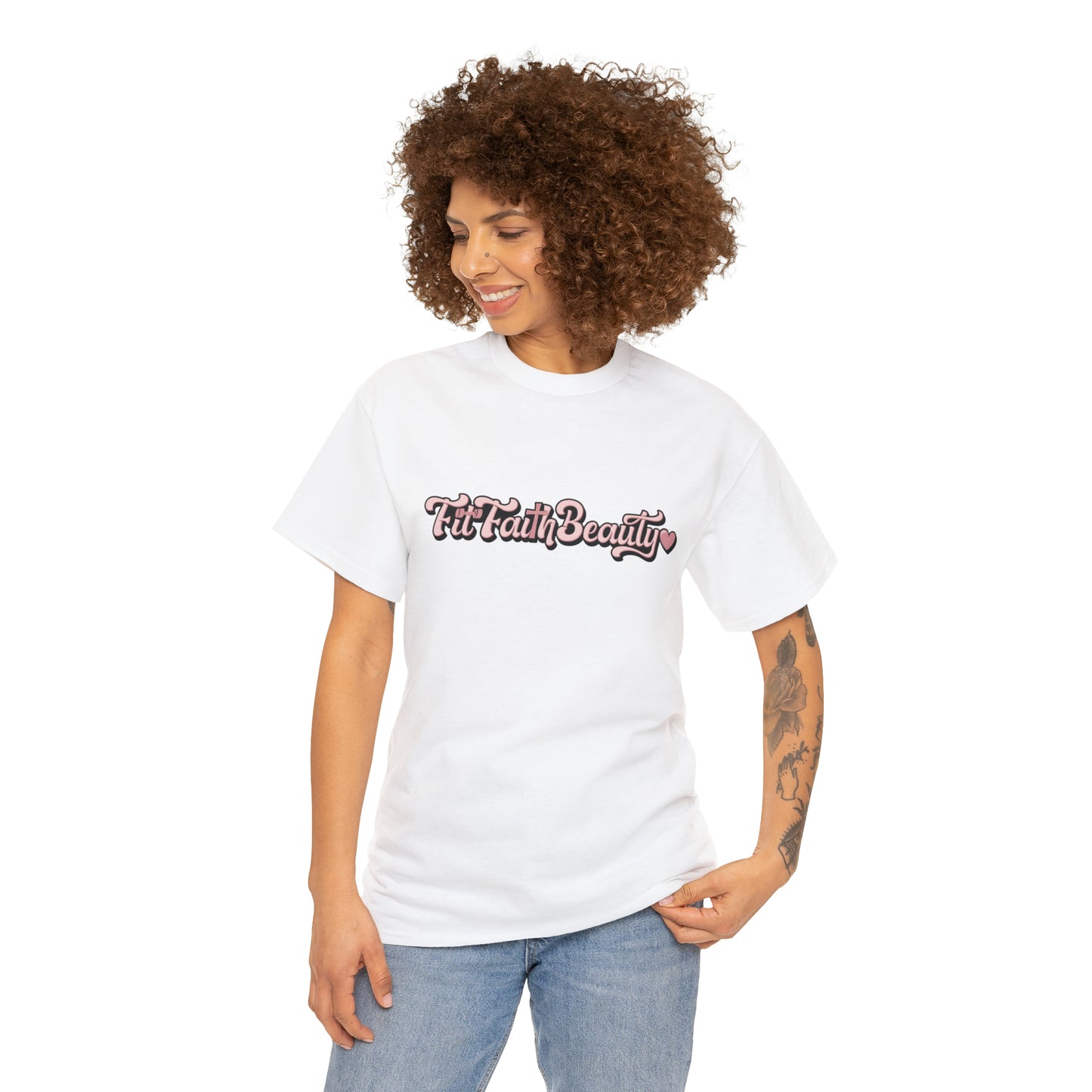 Fit Faith Beauty Heavy Cotton T-Shirt