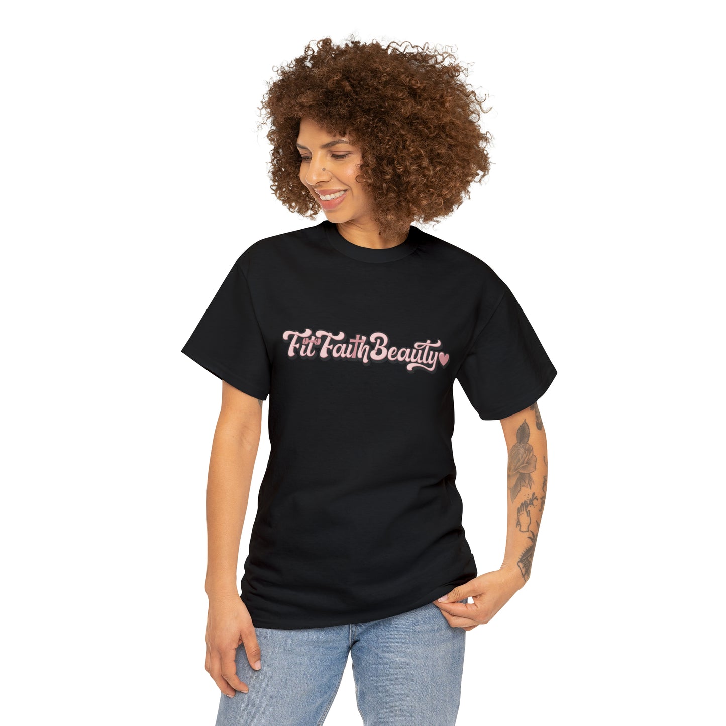Fit Faith Beauty Heavy Cotton T-Shirt