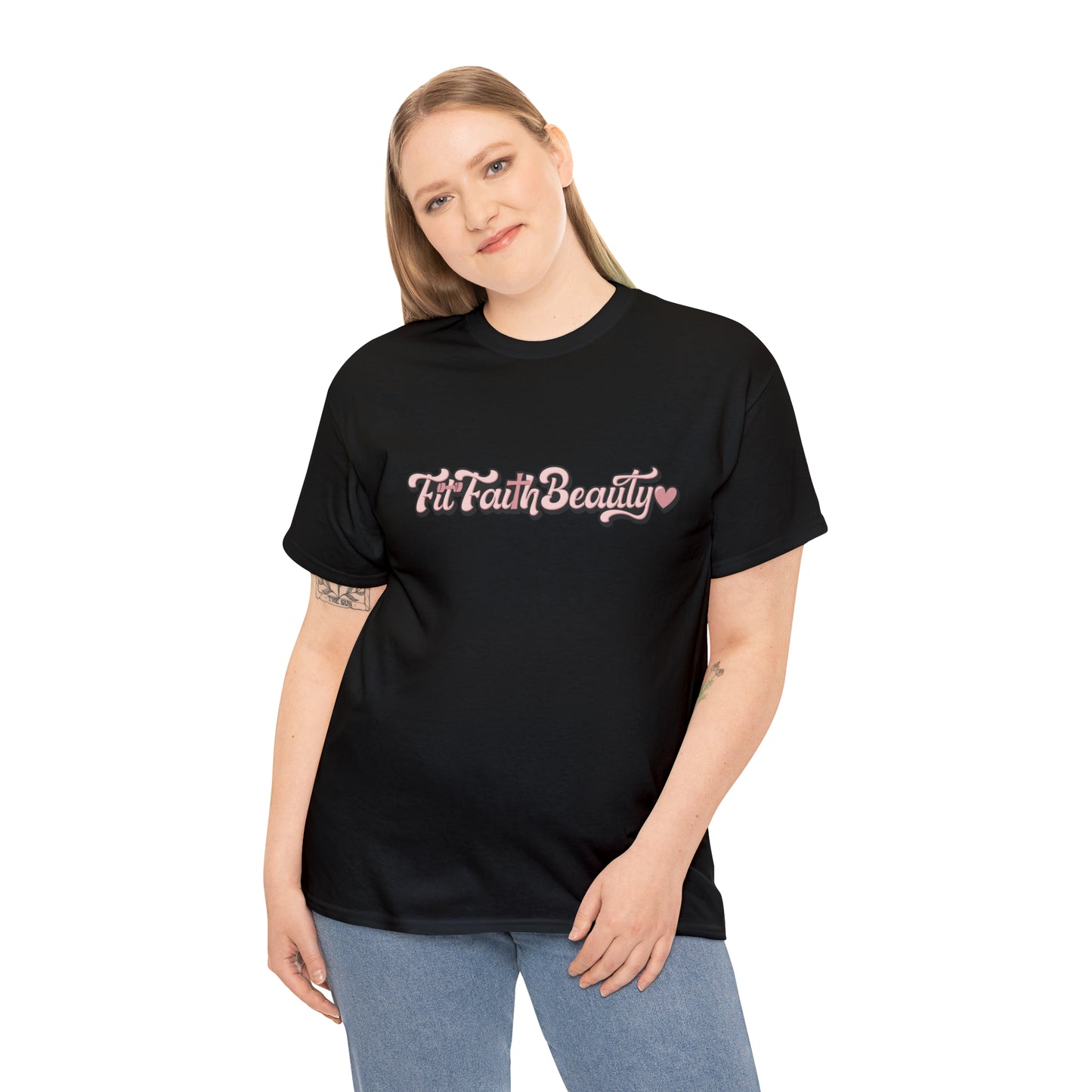 Fit Faith Beauty Heavy Cotton T-Shirt